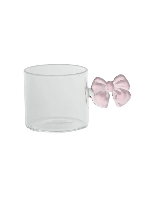 TAZZINA FIOCCO COLORI ASSORTITI SET 4 PZ VETRO