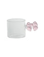 TAZZINA FIOCCO COLORI ASSORTITI SET 4 PZ VETRO