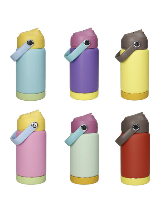 THERMOS FUNNY COLORI ASSORTITI INOX/SILICONE DISPLAY PZ 6