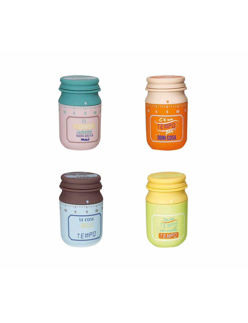 TIMER BARATTOLO FRESH TIME COLORI ASS. ABS DISPLAY 12 PZ