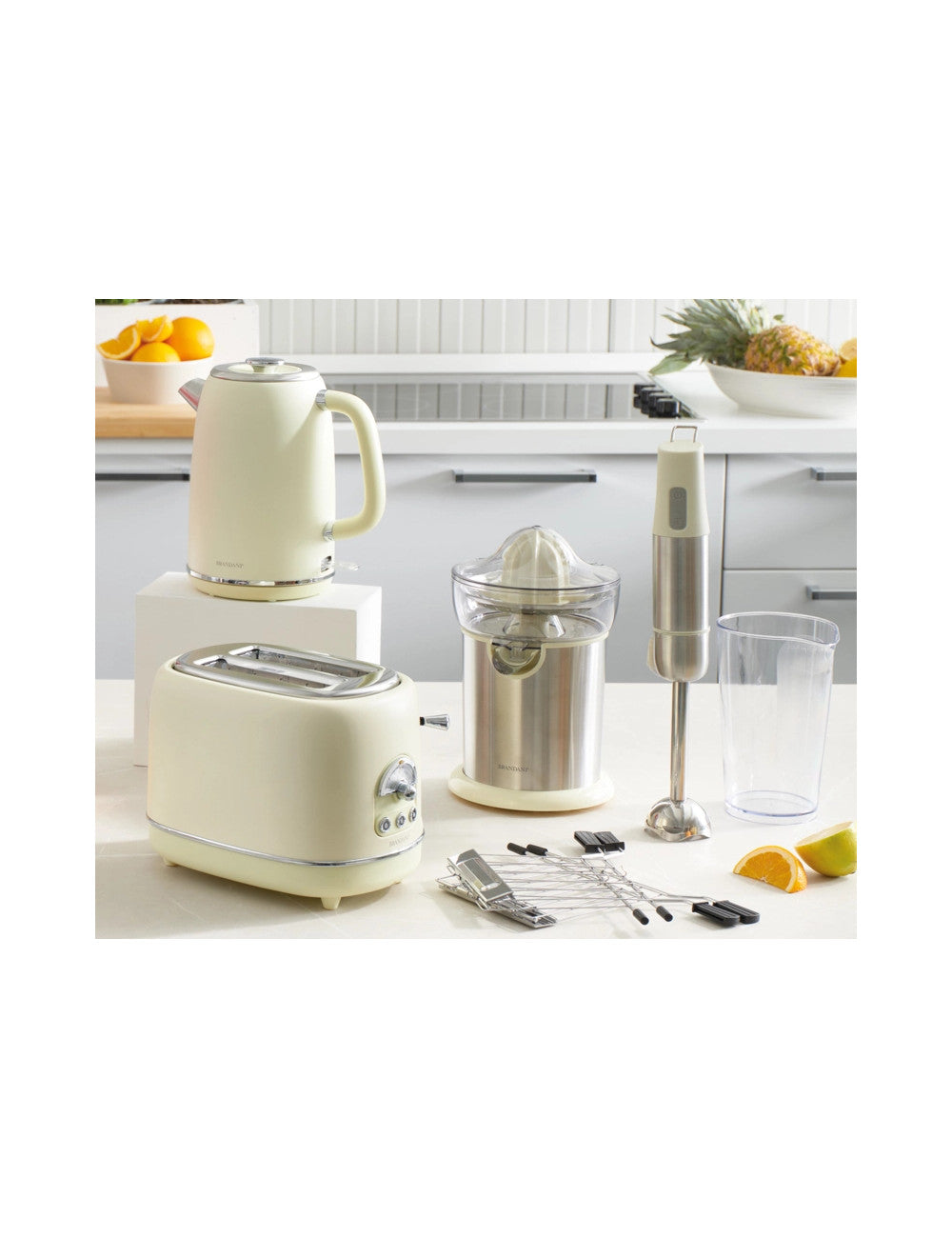 TOSTAPANE 1950 CREMA ABS/INOX
