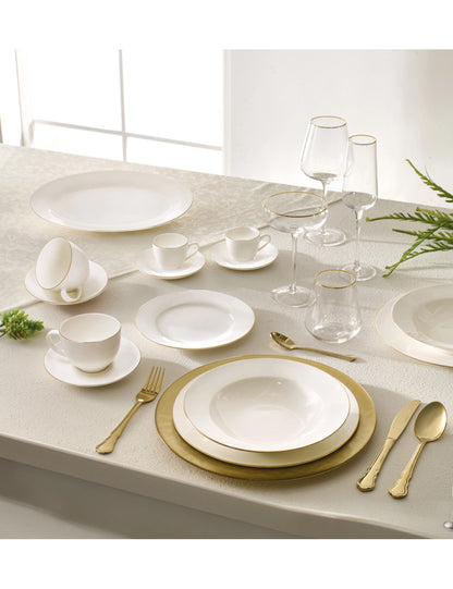 VASSOIO FILORO NEW BONE CHINA - BRANDANI