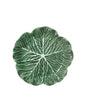 VASSOIO FOGLIA VEGAN VERDE PORCELLANA