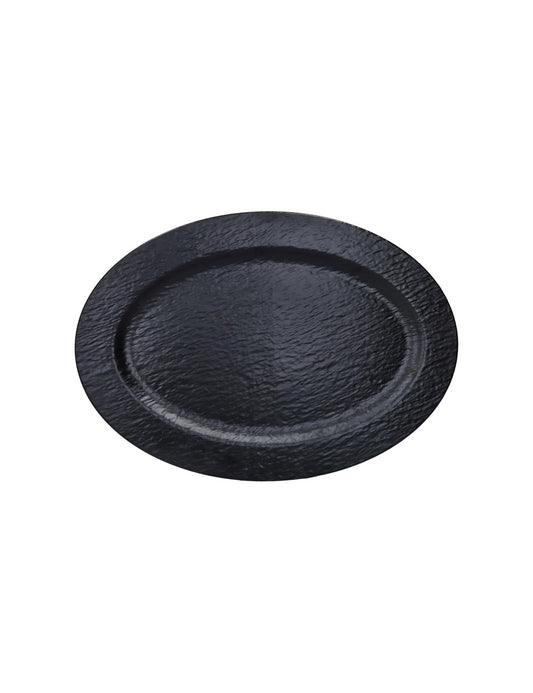 VASSOIO OVALE BLACK ECLIPSE MELAMINA BRANDANI
